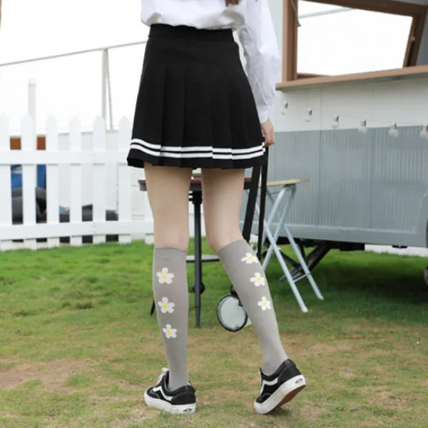 Special Discount Japanese flower calf socks (two pairs) yv42172
