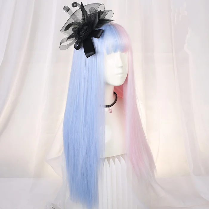 blue  pink