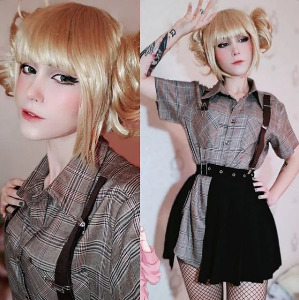 Reduced Prices Review for Vintage plaid shirt skirt + black skirt yv42206