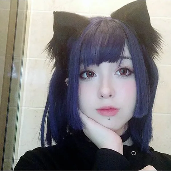 Fantastic Deals Review For Blue Natural Wig YV40857