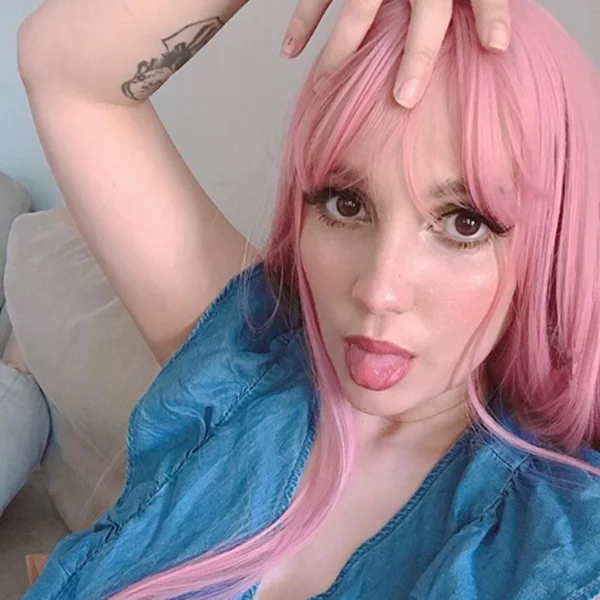 Don't Miss Review For Lolita Pink Long Straight Wig Yv42088