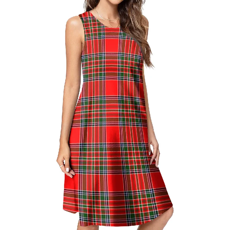 New Arrival MacBain Tartan Womens Casual Dresses