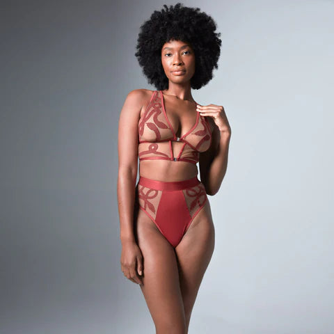 THISTLE AND SPIRE 311556 MEDUSA HIGH WAISTED BIKINI