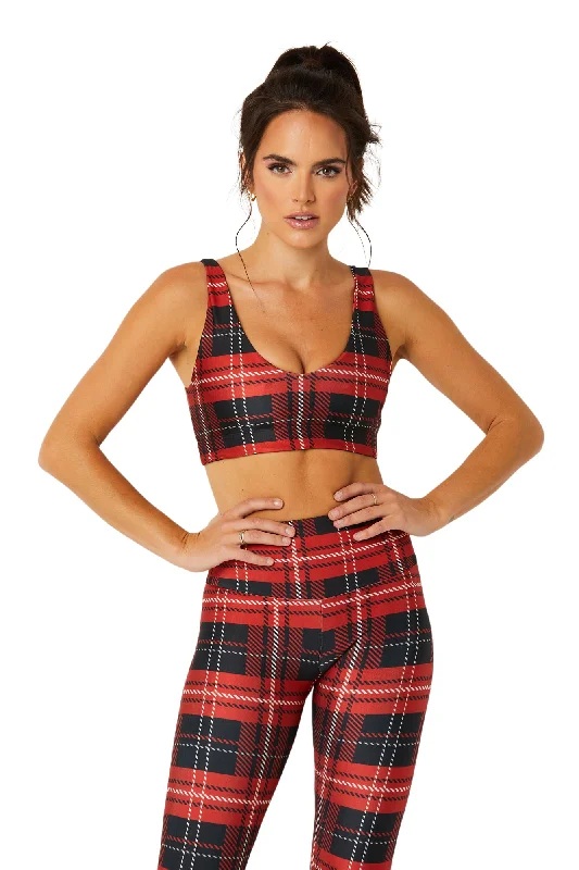 Merry Red Plaid U-Bra