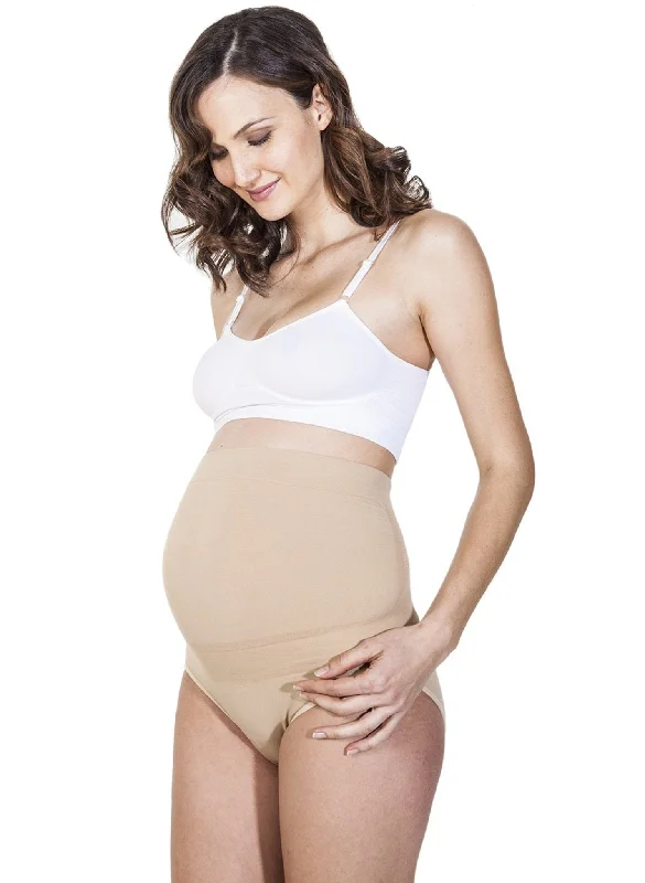 Milk-Fiber Maternity Briefs - Beige