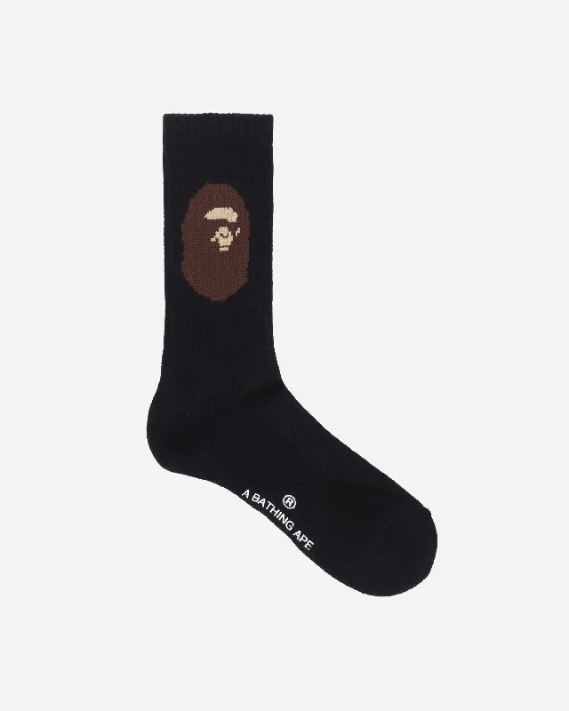 Ape Head Socks Black