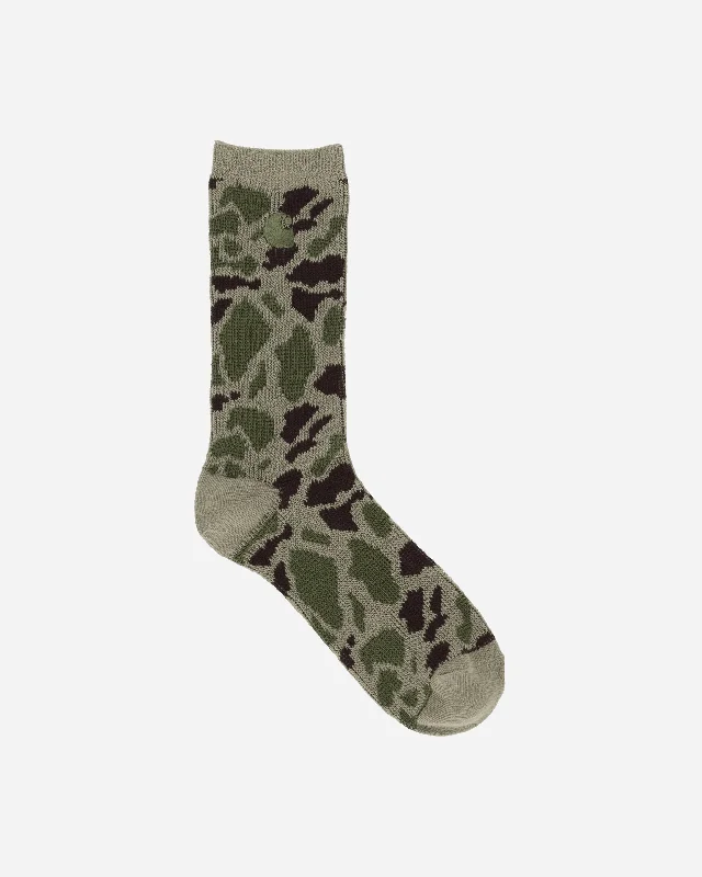 Camo Socks Green