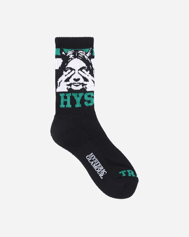 See No Evil Socks Black