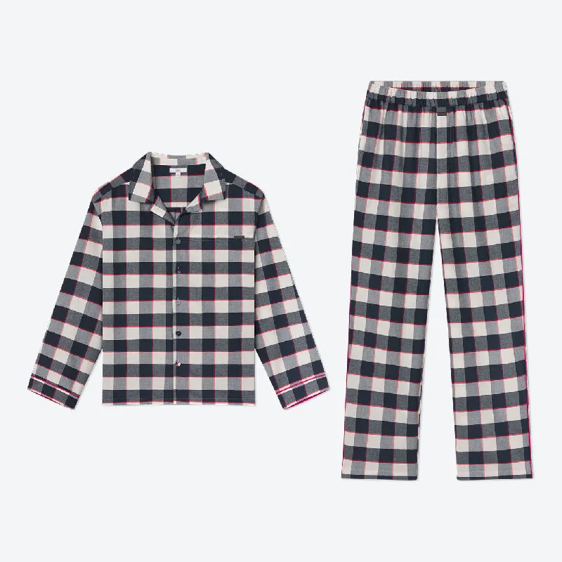 Men's Brushed Flannel Button Up Set