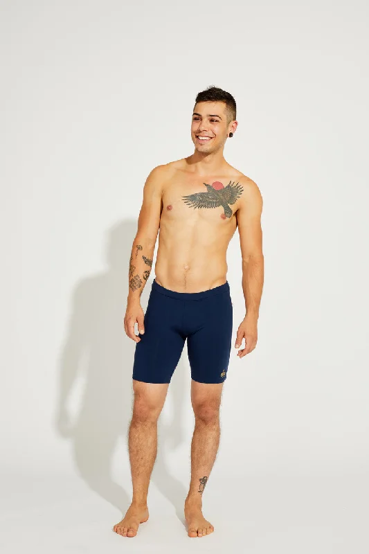 Men's Cycling Shorts, Navy Blue, Cool form Light