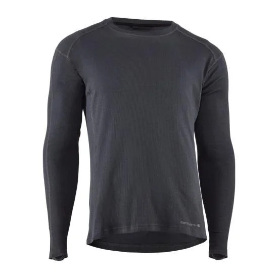 Men's Midweight Cotton Rib Base Layer Crewneck