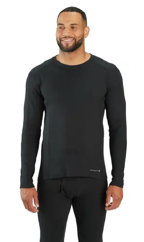 Men's Midweight Cotton Rib Base Layer Crewneck