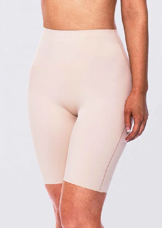 Microfiber Seamless Mid Shorts – Nude