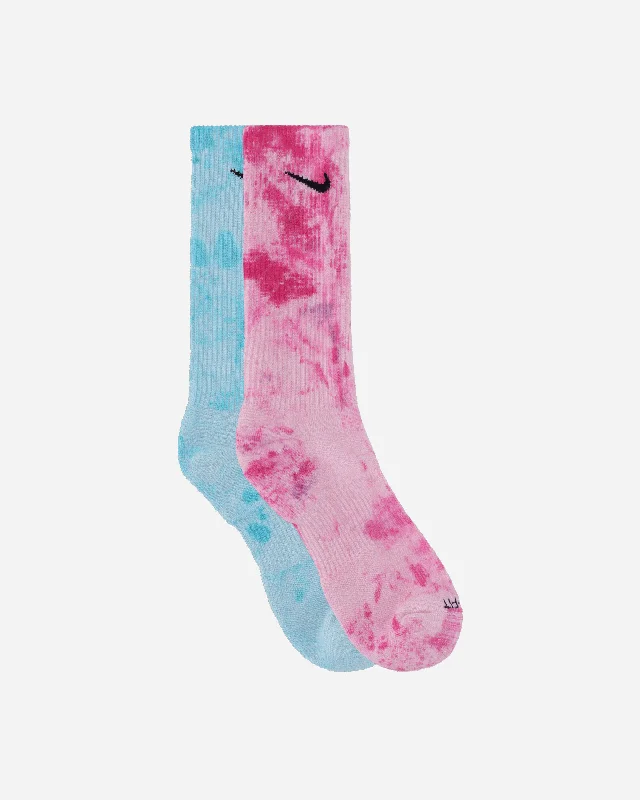 Everyday Plus Cushioned Crew Socks Pink / Blue