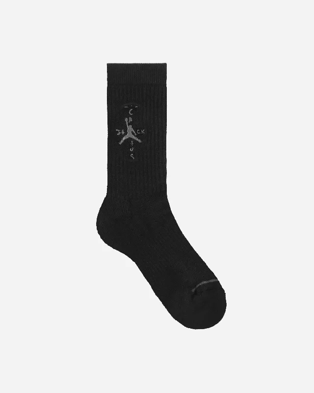 Travis Scott Cushioned Crew Socks Black