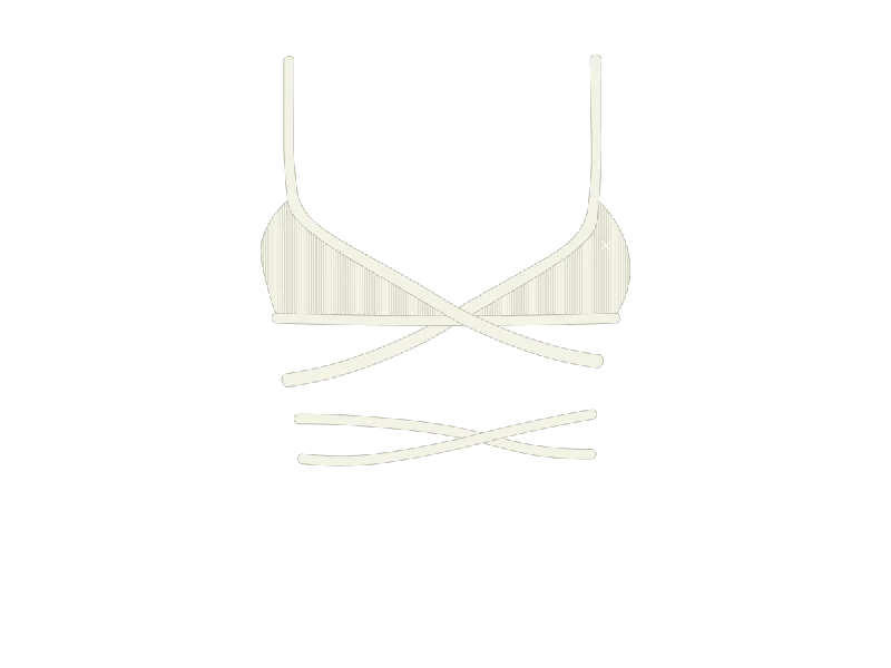 OFF-White Wrap Bralette Top