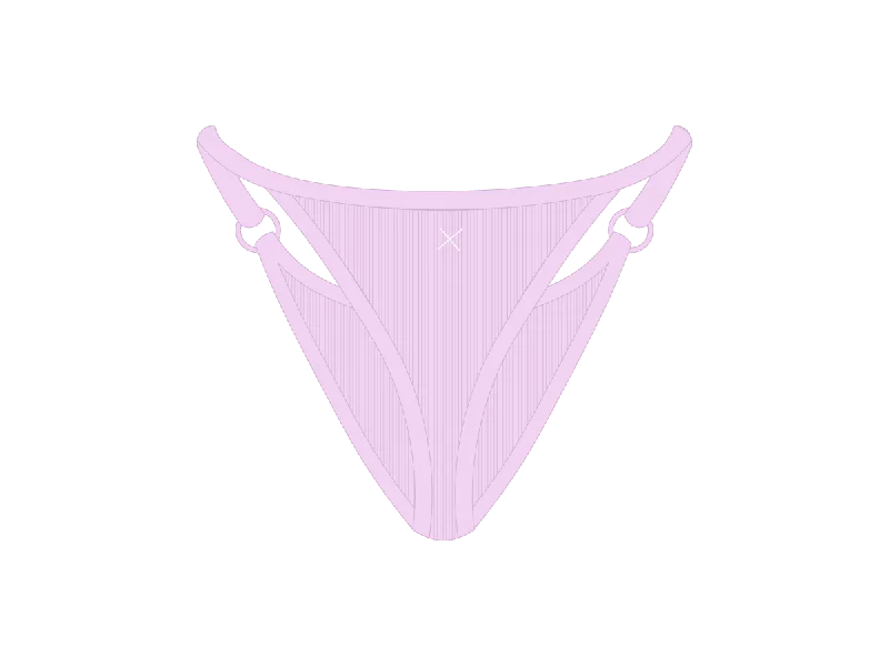 Pink Wrap Thong Bottoms