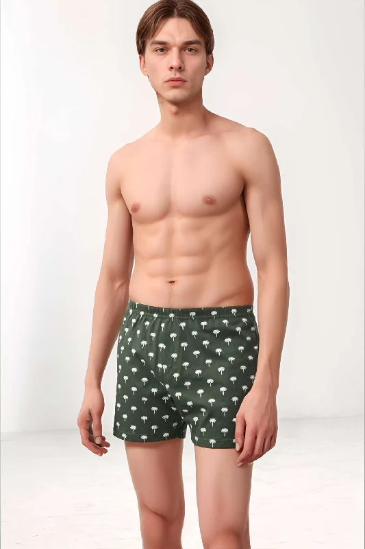 Polo Republica Men's Palm Tree Printed Boxer Shorts