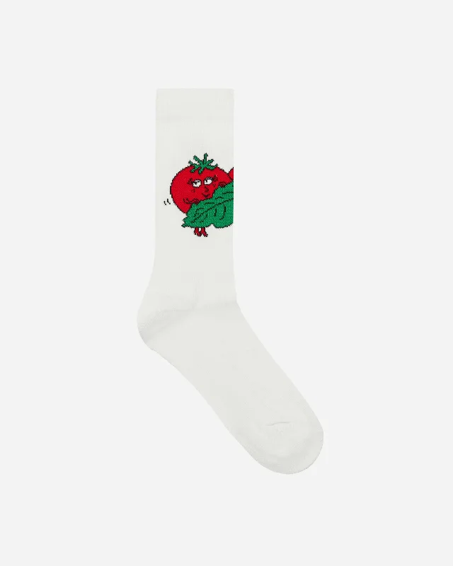 Tomatoes Socks White