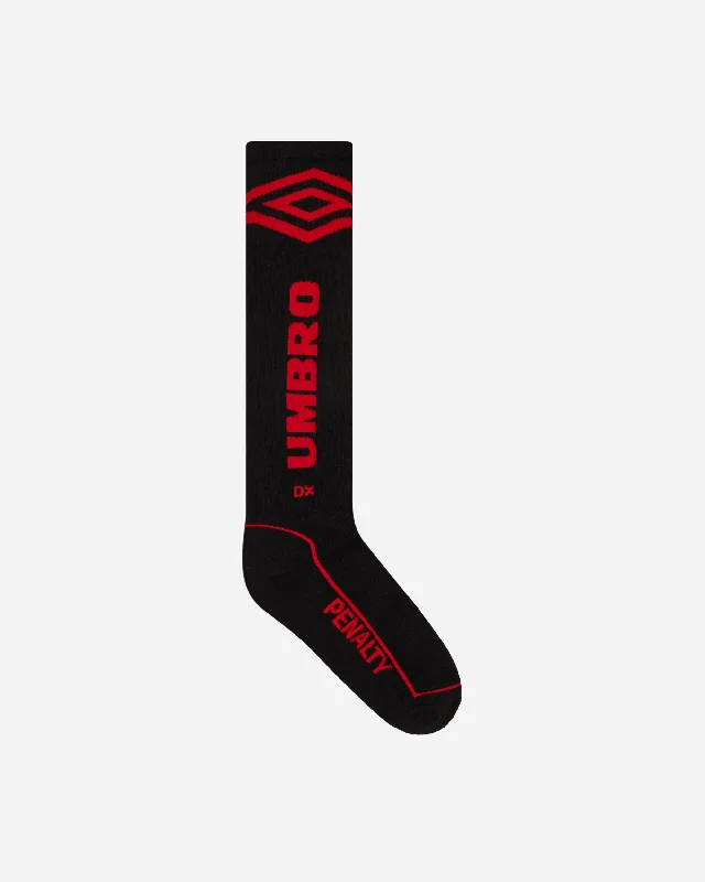 Knee High Logo Socks Black