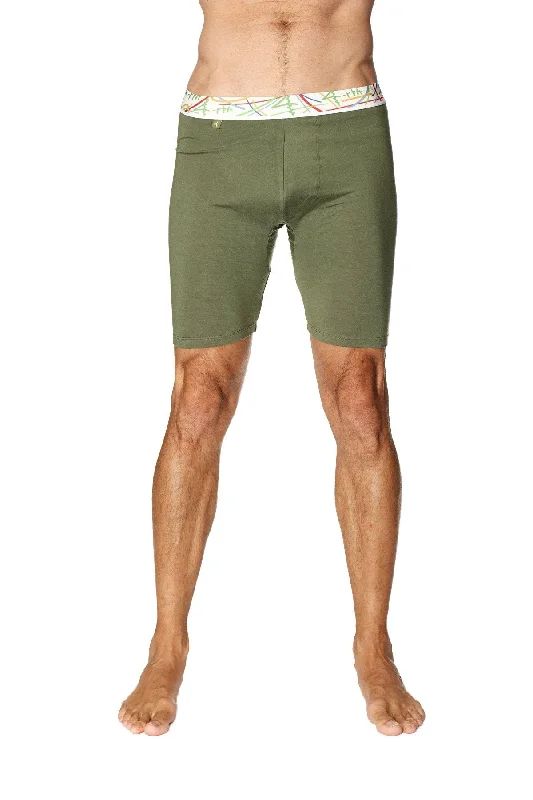 Yoga Compression Short (Rainforest Green)